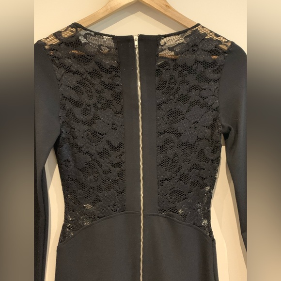 Like New Eight Sixty Black Bodycon Cocktail Dress with Lace Cutouts in Size S - Picture 7 of 7